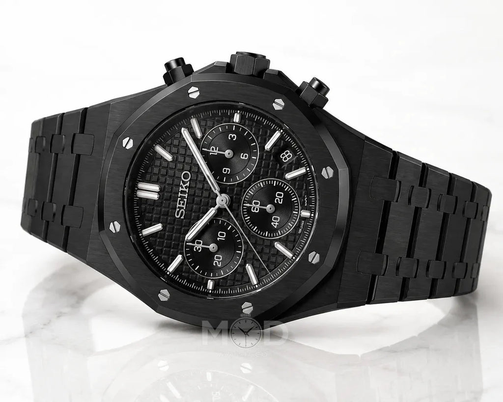 Oak Chrono | Black Case