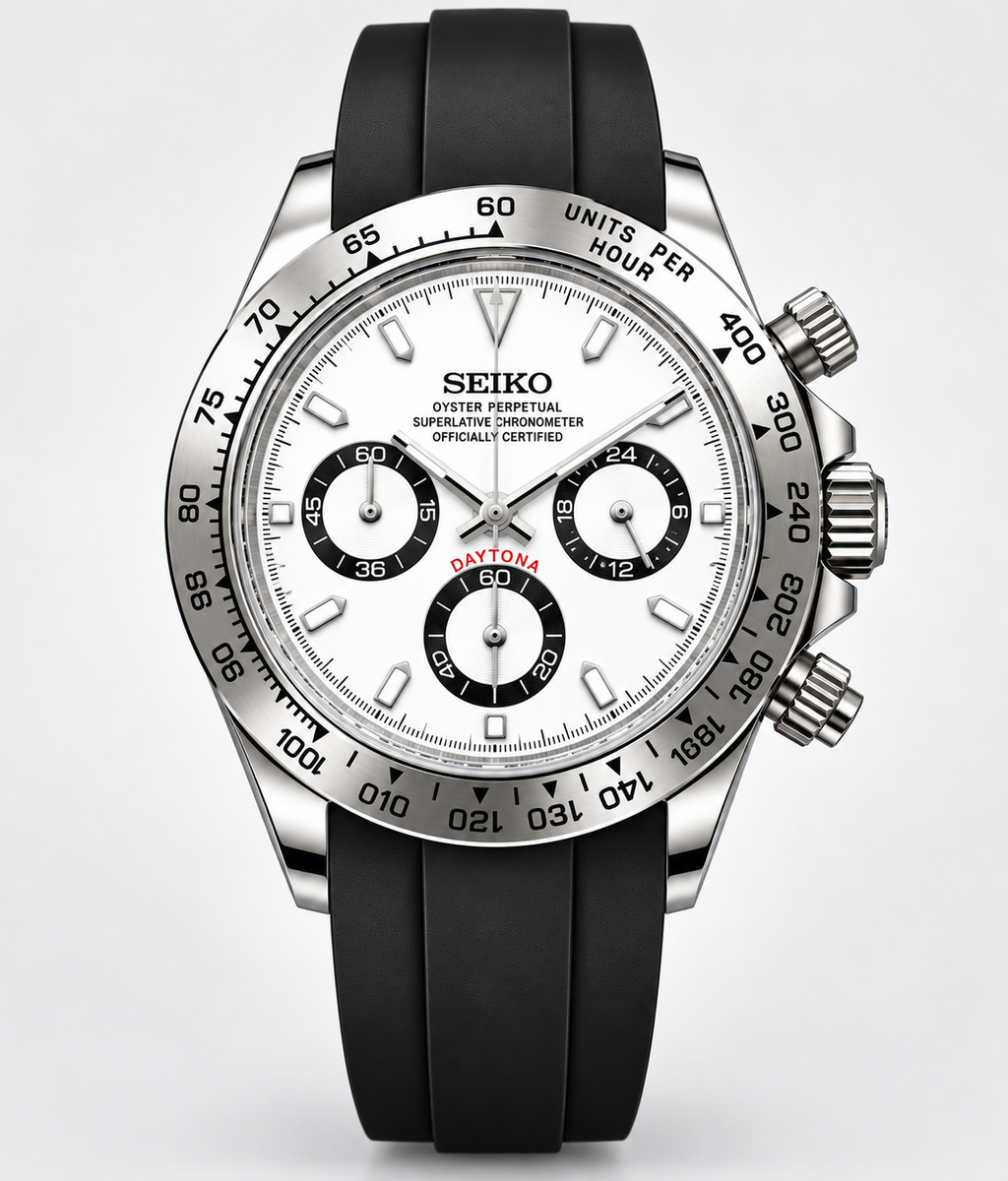 Daytona Mod | White / Silver