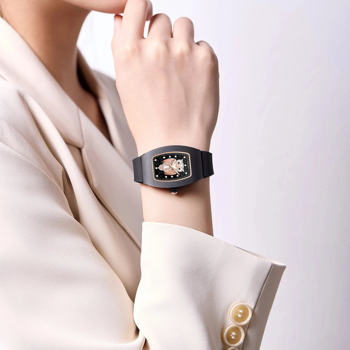 ChronoOwl Ceramic Women’s Watch