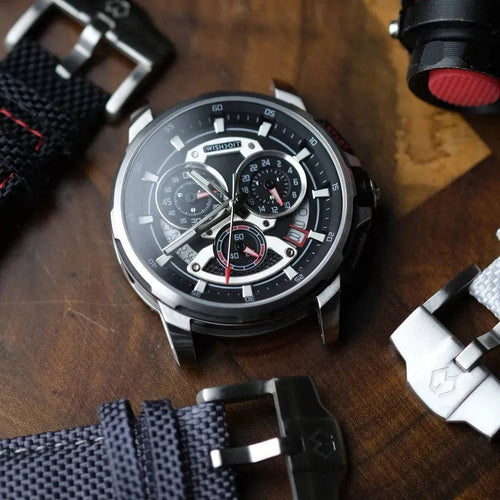 22mm Nylon Leather Watch Strap